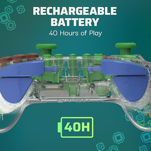 PDP Nintendo Switch REALMz - Switch Wireless Controller - MINECRAFT FOREST