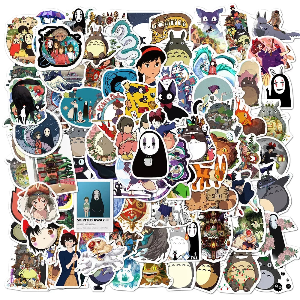 Pack of 20 Studio Ghibli Stickers - Mixed