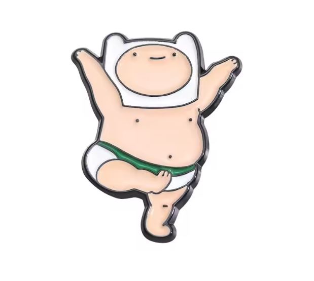 Finn The Human - Adventure Time Enamel Pin