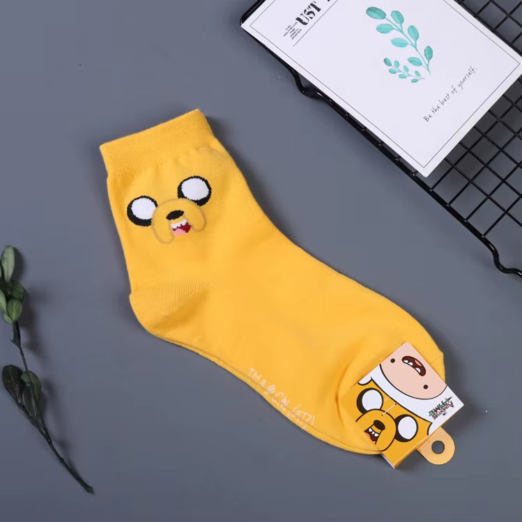 Adventure Time Socks - Jake Cotton Socks