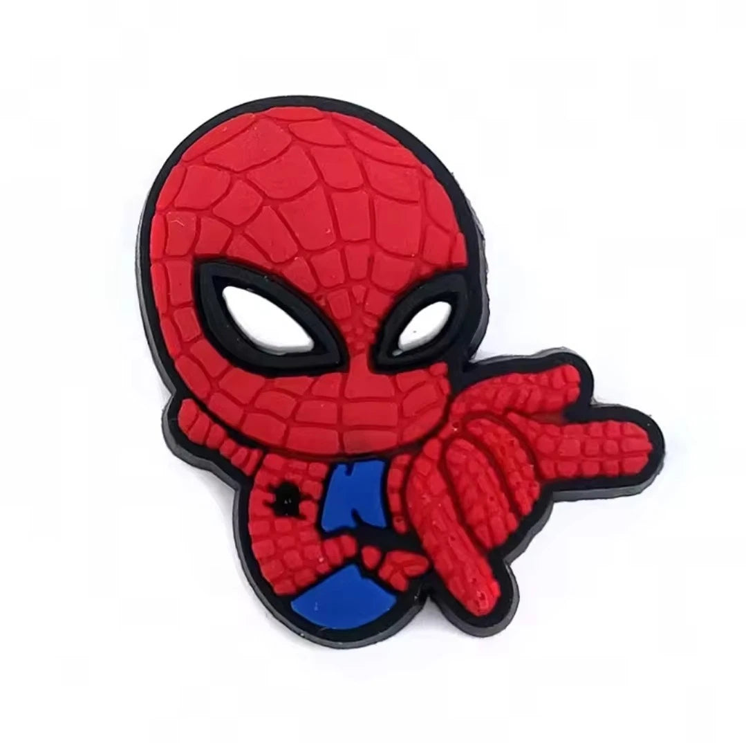 Spiderman Web Slinging Shoe Charms