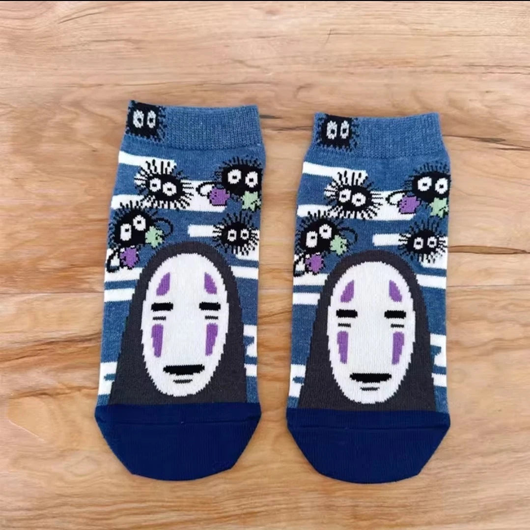 Studio Ghibli Character Socks - Spirited Away No Face
