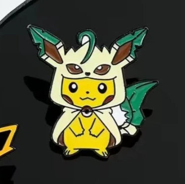 Pikachu Eevee Evolutions Costume Enamel Pin Badge
