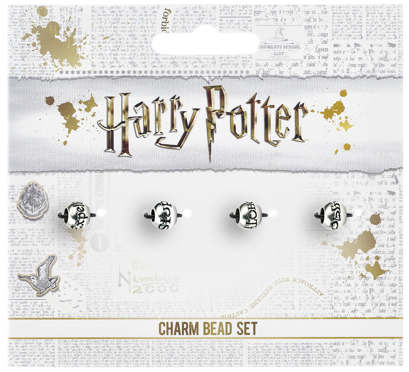 Harry Potter Charm Bead Set of 4 Spell Beads