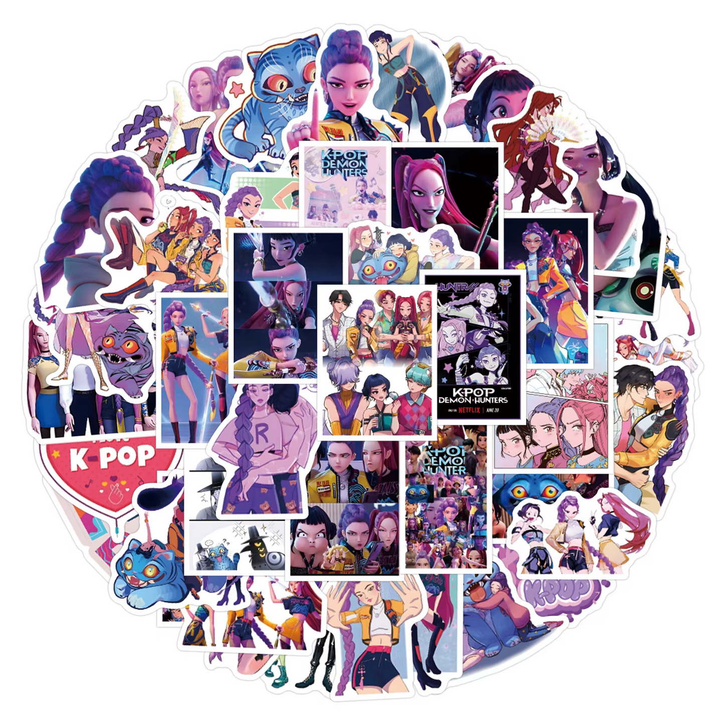 K-POP Demon Hunters Stickers - Random Packs