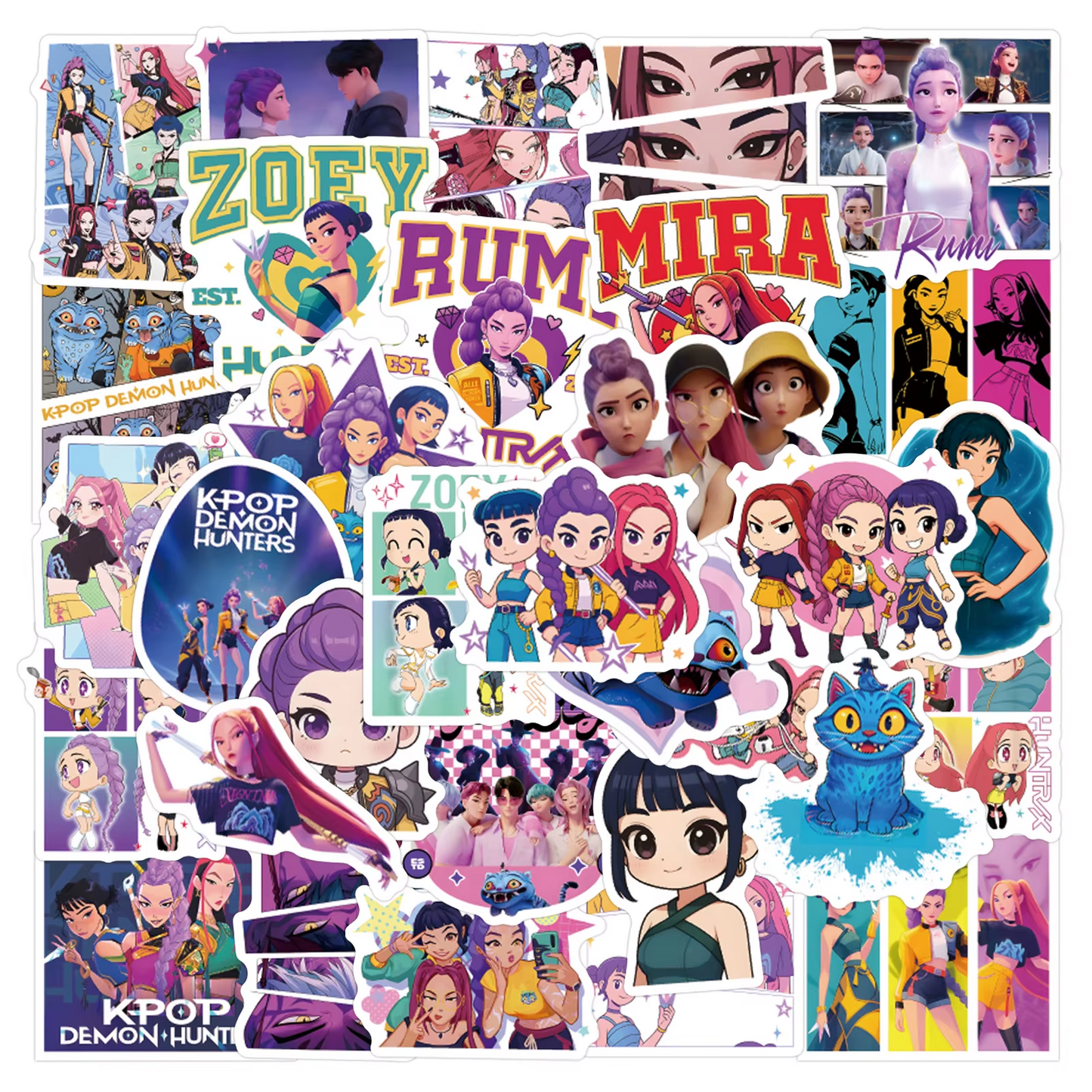 K-POP Demon Hunters Stickers - Random Packs