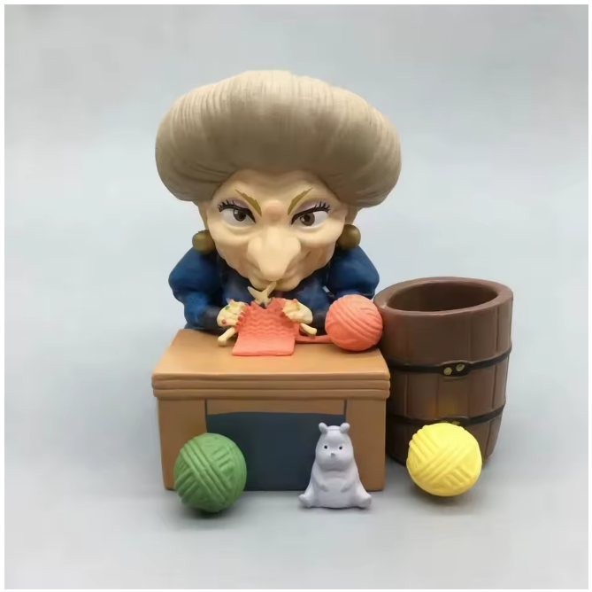 Studio Ghibli Pen Pots - Jiji, No Face, Yubaba