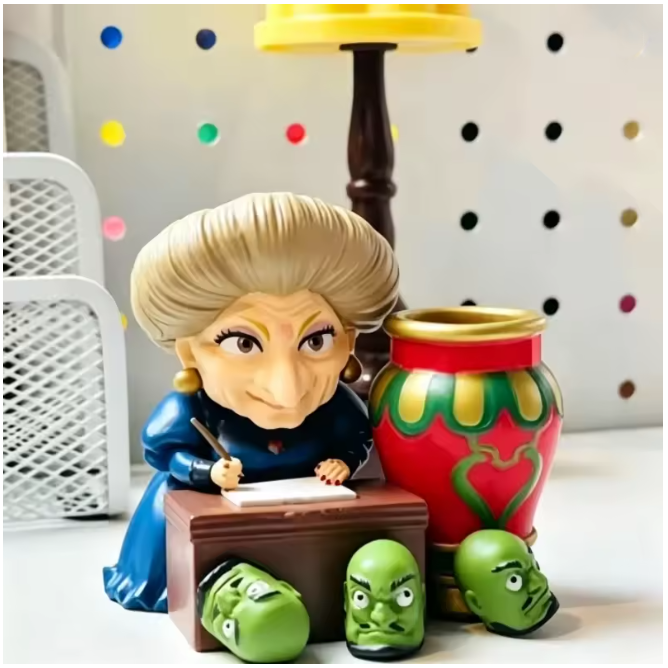 Studio Ghibli Pen Pots - Jiji, No Face, Yubaba