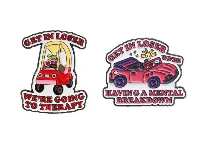 Mixed Funny Enamel Pin Badges