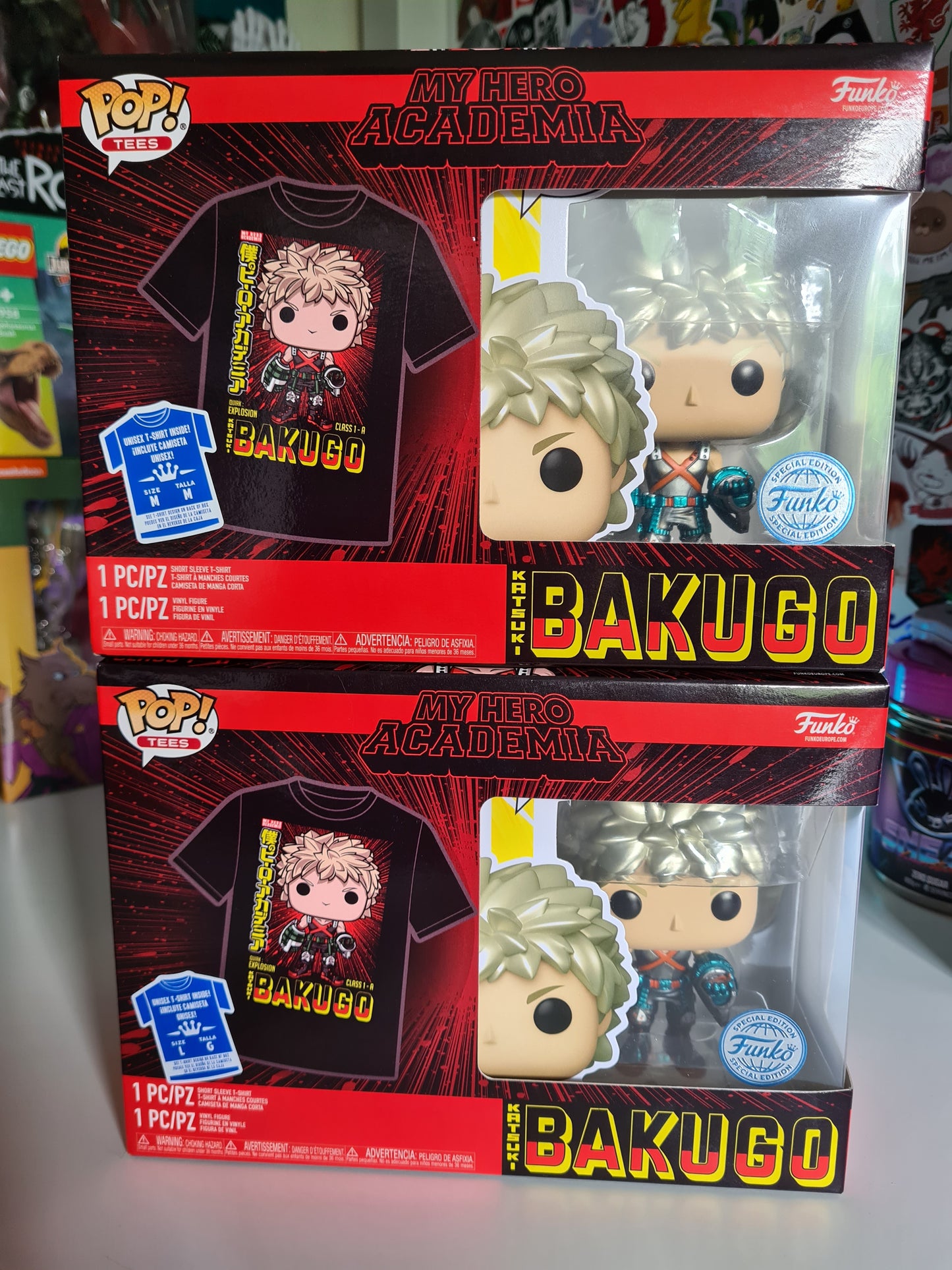 My Hero Academia Katsuki Bakugo Special Edition Funko Pop #249  & T-Shirt