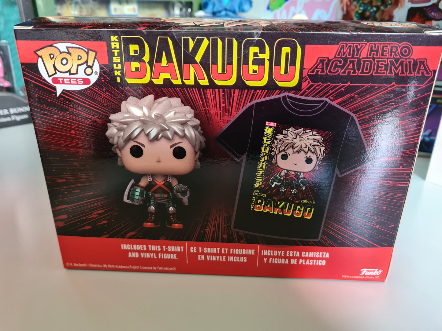 My Hero Academia Katsuki Bakugo Special Edition Funko Pop #249  & T-Shirt