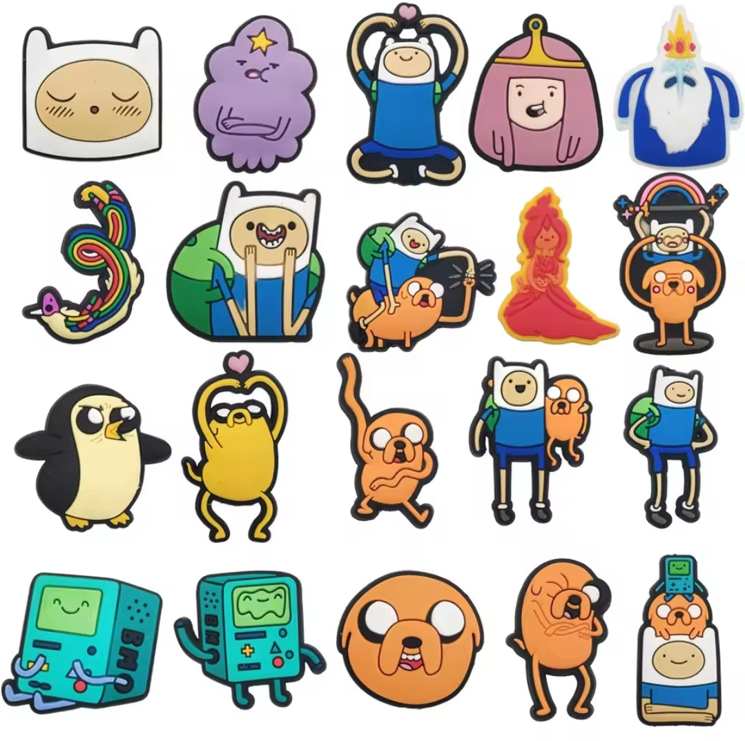 Pack of Adventure Time Shoe Charms