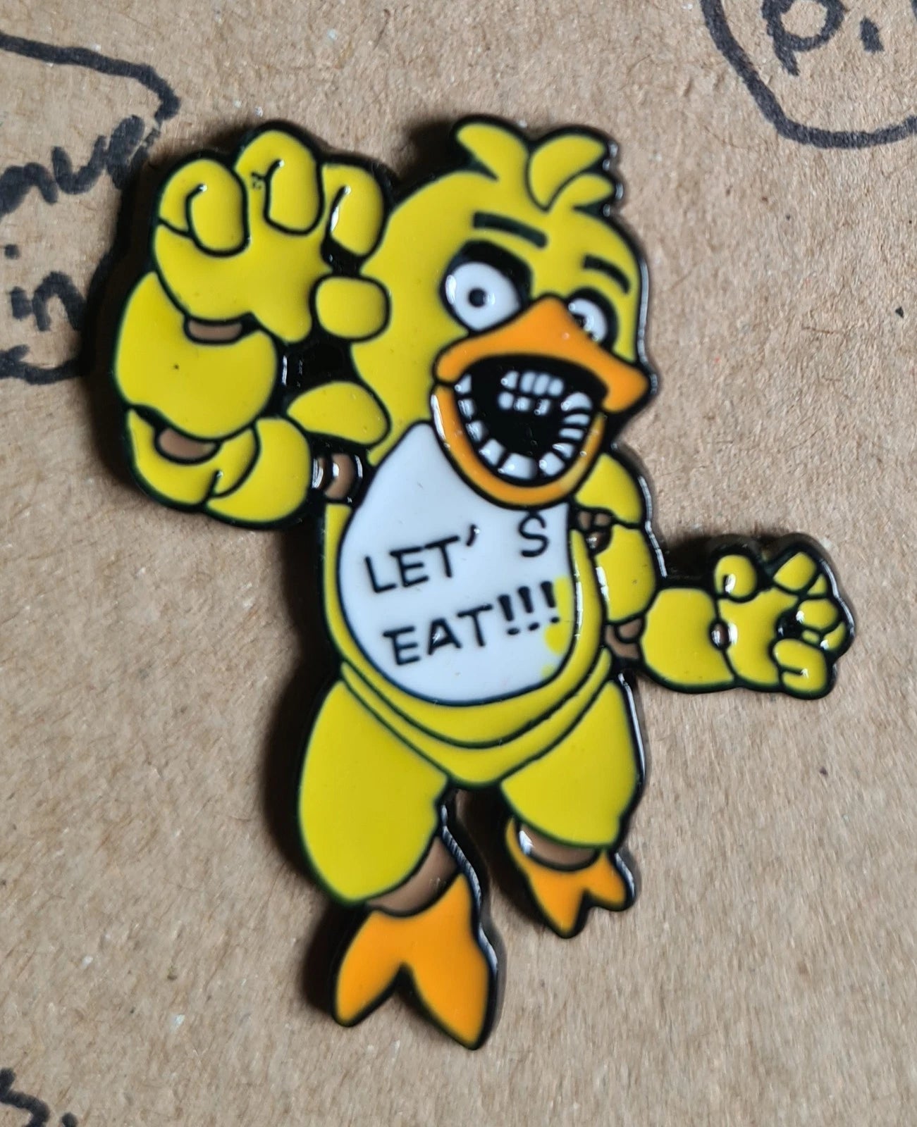 Five Nights at Freddy's Pins Badge - Chica Enamel Brooch Pin Badge