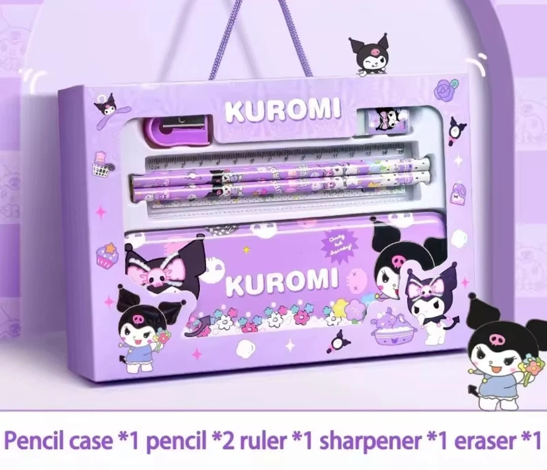Sanrio Kuromi Stationery Set - Hello Kitty Back to School Gift Box