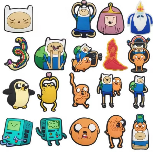 Pack of Adventure Time Shoe Charms