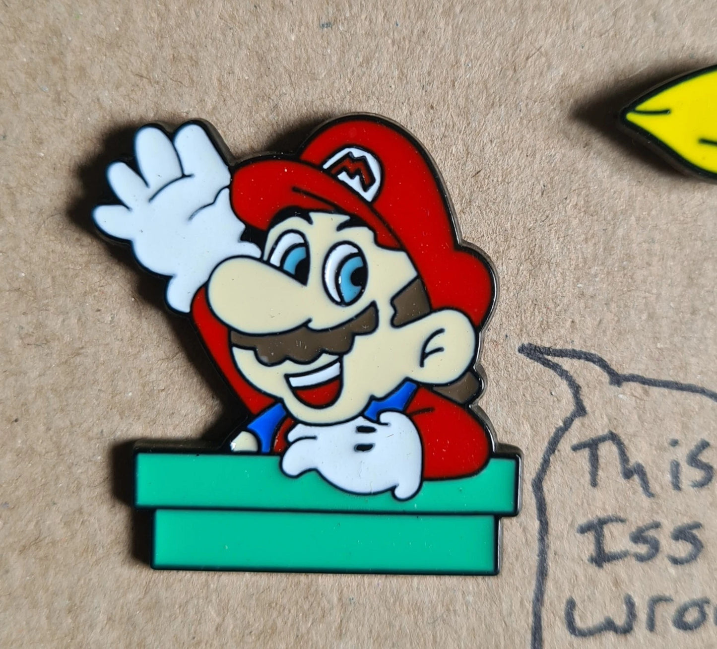 Mario Green Pipe Enamel Pin Badge - Super Mario Bros Game