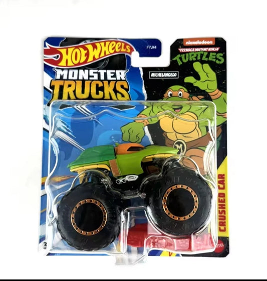 Hot Wheels Teenage Mutant Ninja Turtles Michelangelo 1:64 Monster Truck TMNT