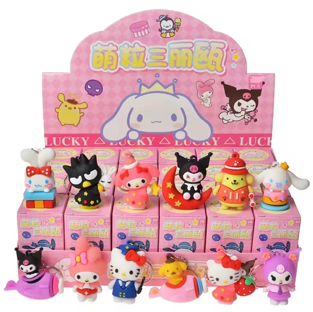 Hello Kitty & Kuromi Blind Box Key Chains
