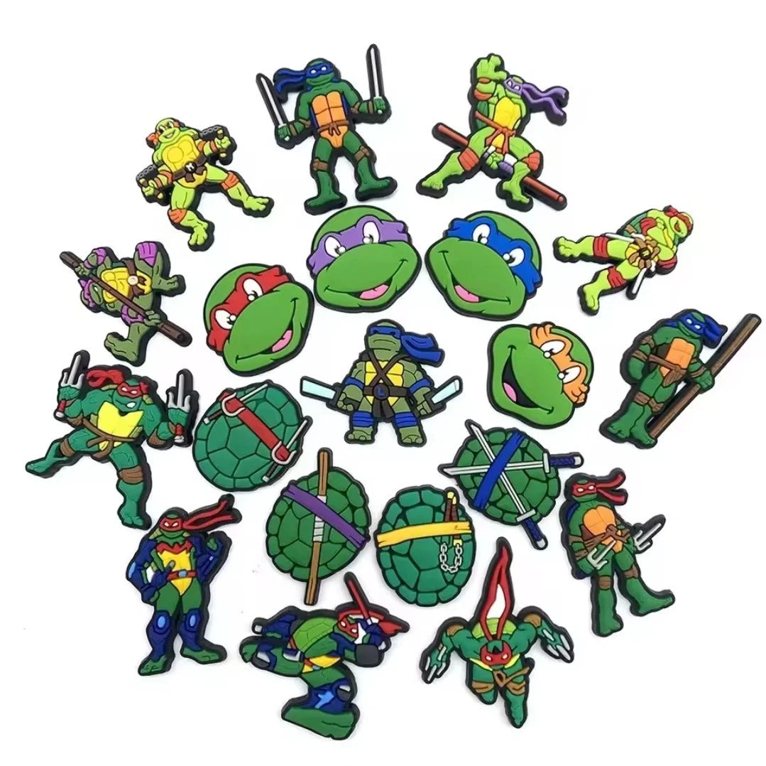 20 Pack of Teenage Mutant Ninja Hero Turtles Shoe Charms
