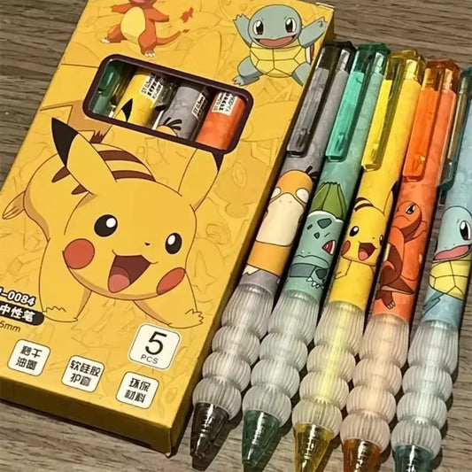 5pcs Pokemon Gel Pens
