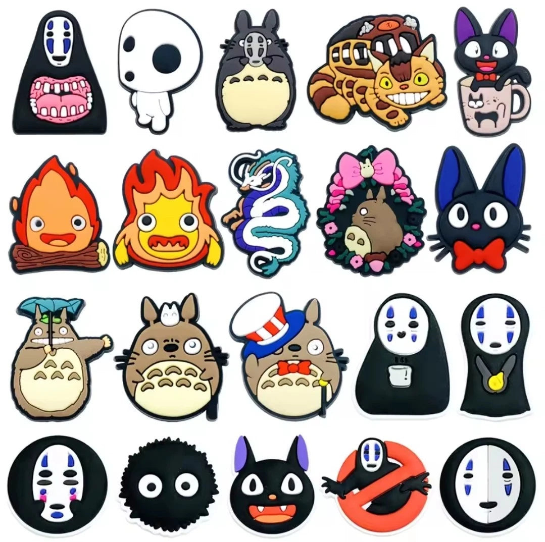 Pack of 20 Studio Ghibli Shoe Charms