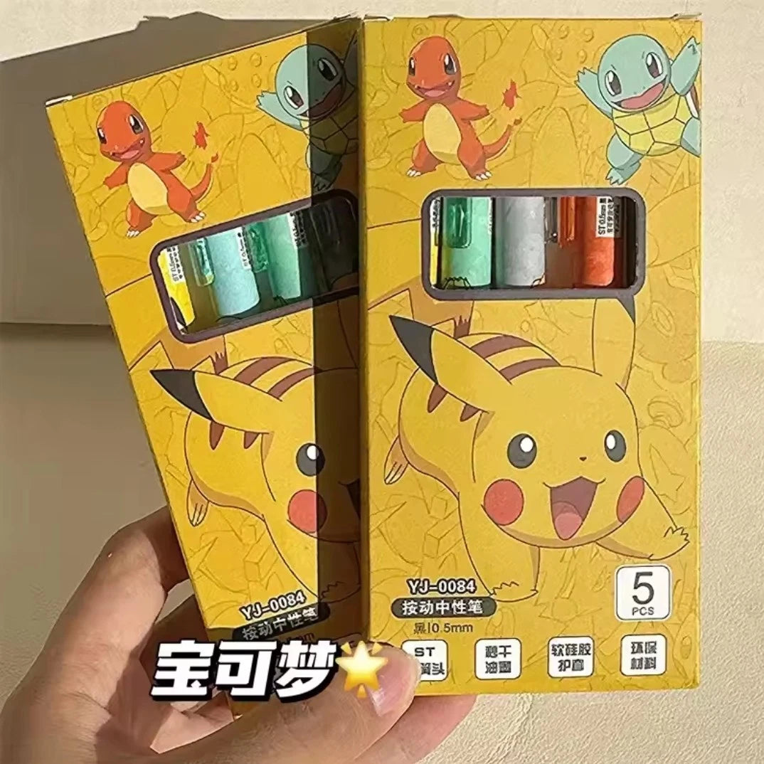 5pcs Pokemon Gel Pens
