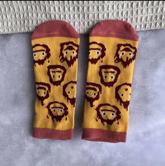 Studio Ghibli Character Socks - Howl's Moving Castle - Calcifer