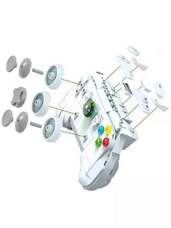 MEGA Microsoft Collectible Building Set, Xbox 360 Replica Model