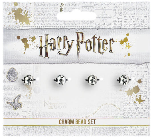 Harry Potter Charm Bead Set of 4 Spell Beads